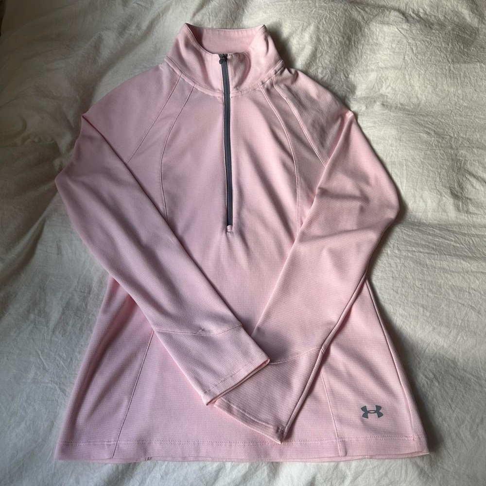 Pink under armor cute athletic workout top
